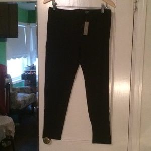 J Crew fleece lined leggings, Black